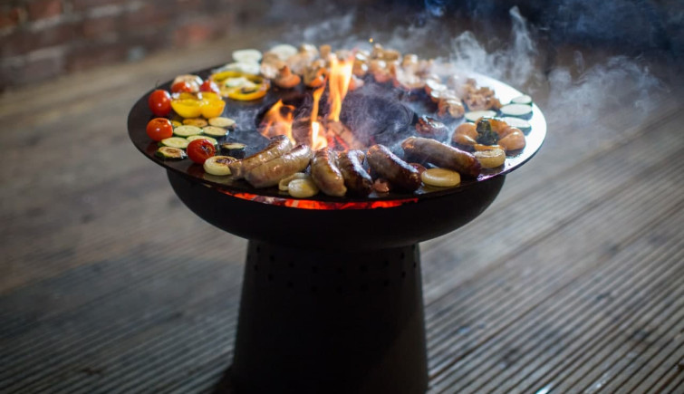 Круглый мангал UNO: уникальный трансформер с функцией гриля и барбекю